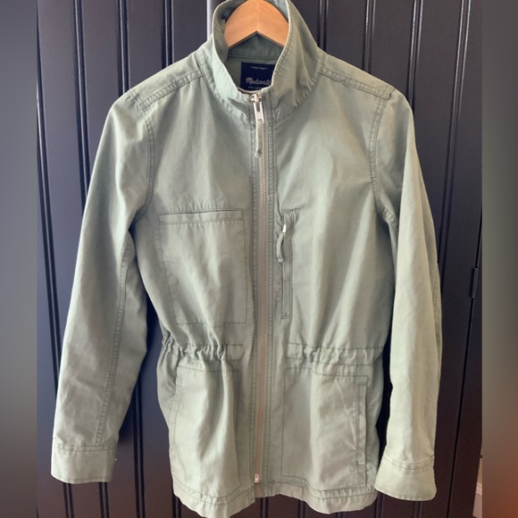 Madewell Women's Olive Utility Jacket Size Medium - Picture 2 of 9